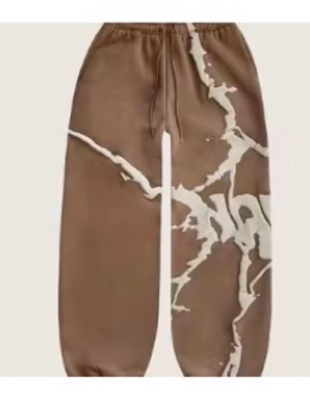 Named L Brown RAISED Print Jogger Pants